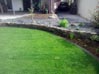 Gartengestaltung: Mauer aus Grauwacke