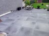 Gartengestaltung: Terrasse aus 1m x 1m Betonplatten